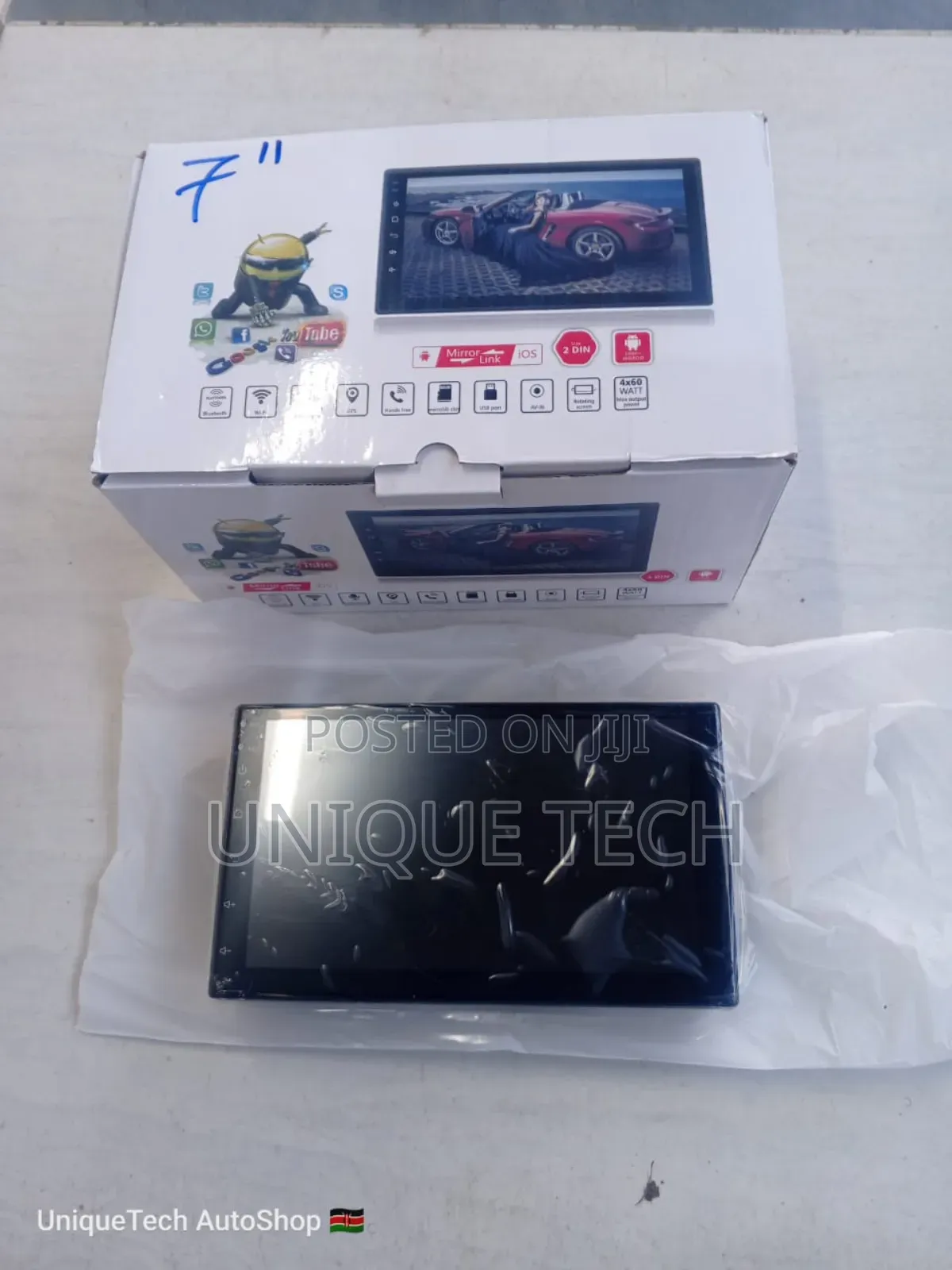 Touchscreen Android Car Stereo | 7" Display,2GB RAM,32GB ROM