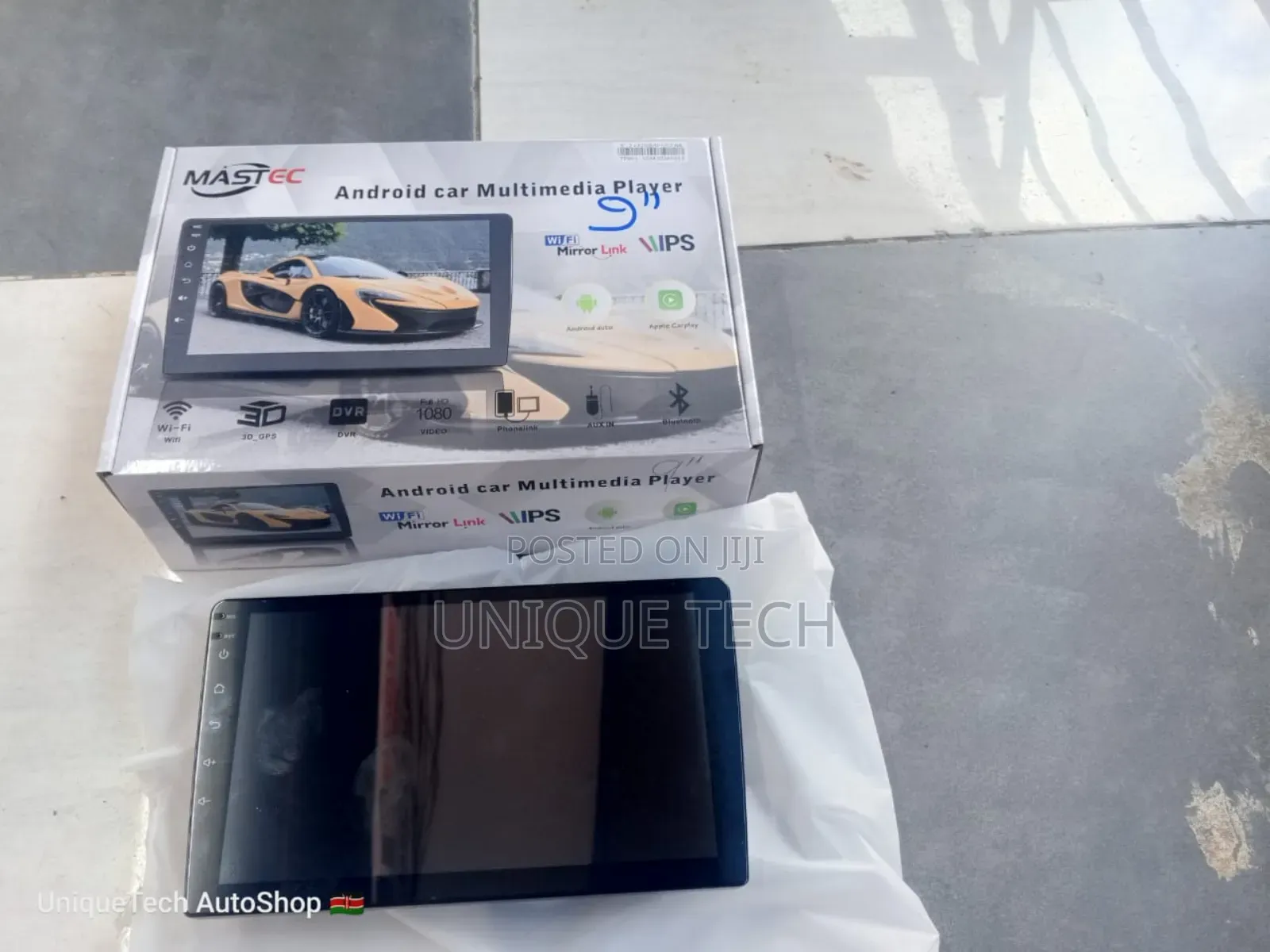 Mastec Android Car Player - 9" Screen, GPS, and Bluetooth