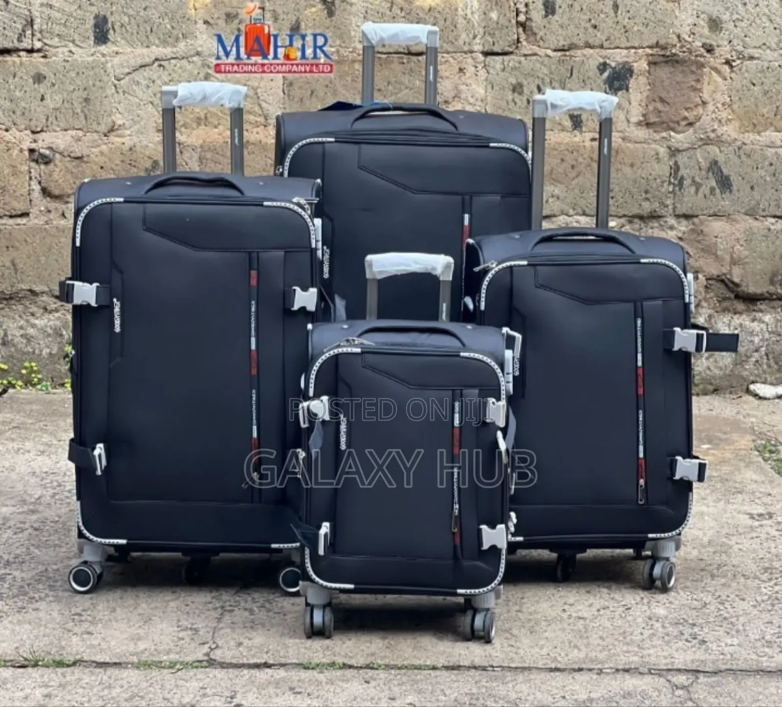4 In1 Pure Fibre Suitcase Bag Travel Bag