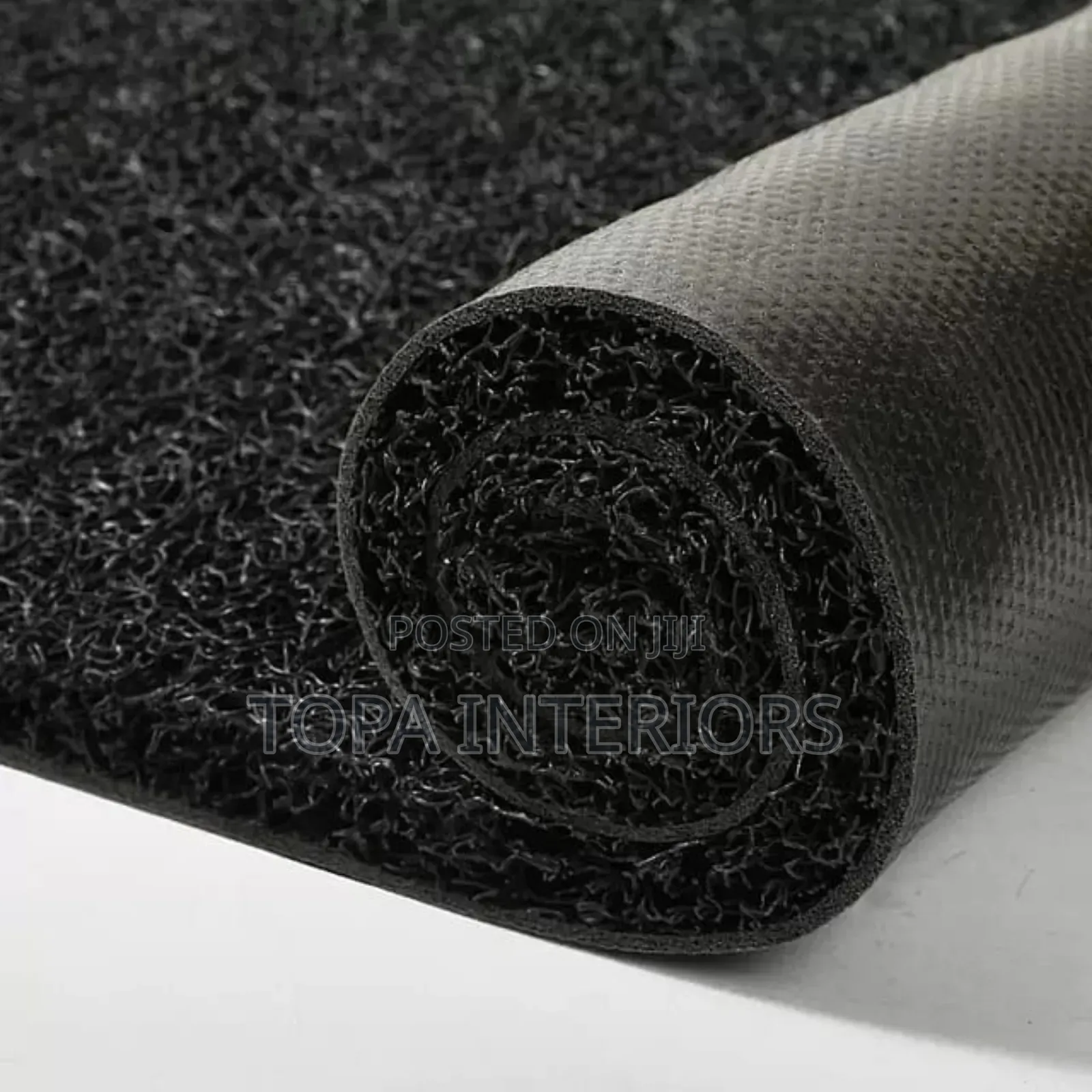 Black PVC Antislip Mats Spaghetti Antislip Mats Runners