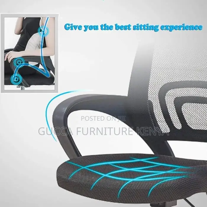 Office Chairs: Executive Mesh Rolling Swivel Task Chair