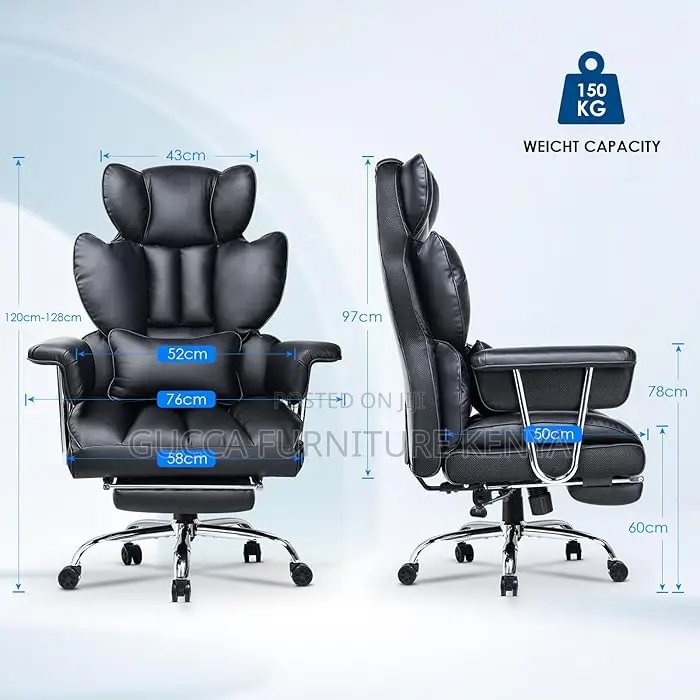 Office Chairs: PU Heavy Duty Recliner Executive Office Chair