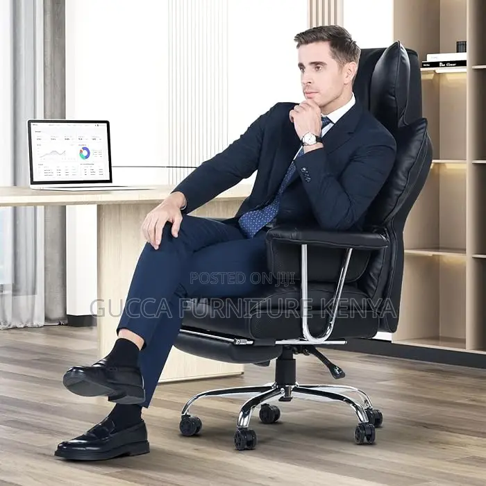 Office Chairs: PU Heavy Duty Recliner Executive Office Chair