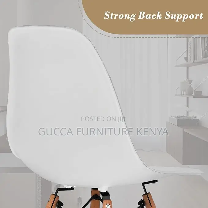Home Chairs: Modern Plastic Dining Room Chairs Shell Shape