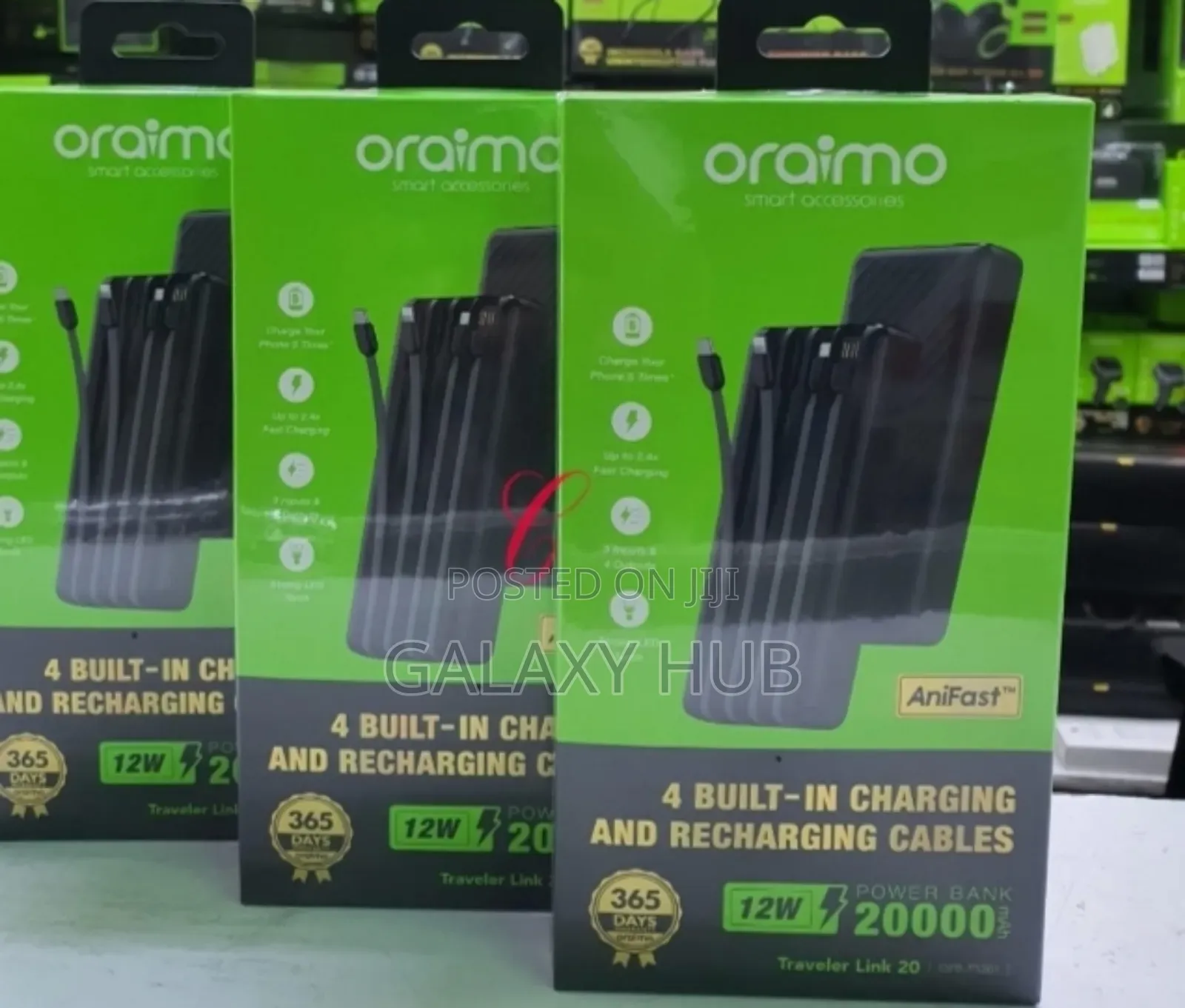 Oraimo Traveler Link 20 Opb-5201 20,000mah Power Bank