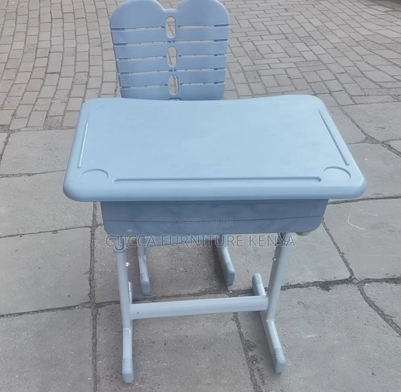 Kids Furniture: Student Lifting Plastic Steel Desk and Chair
