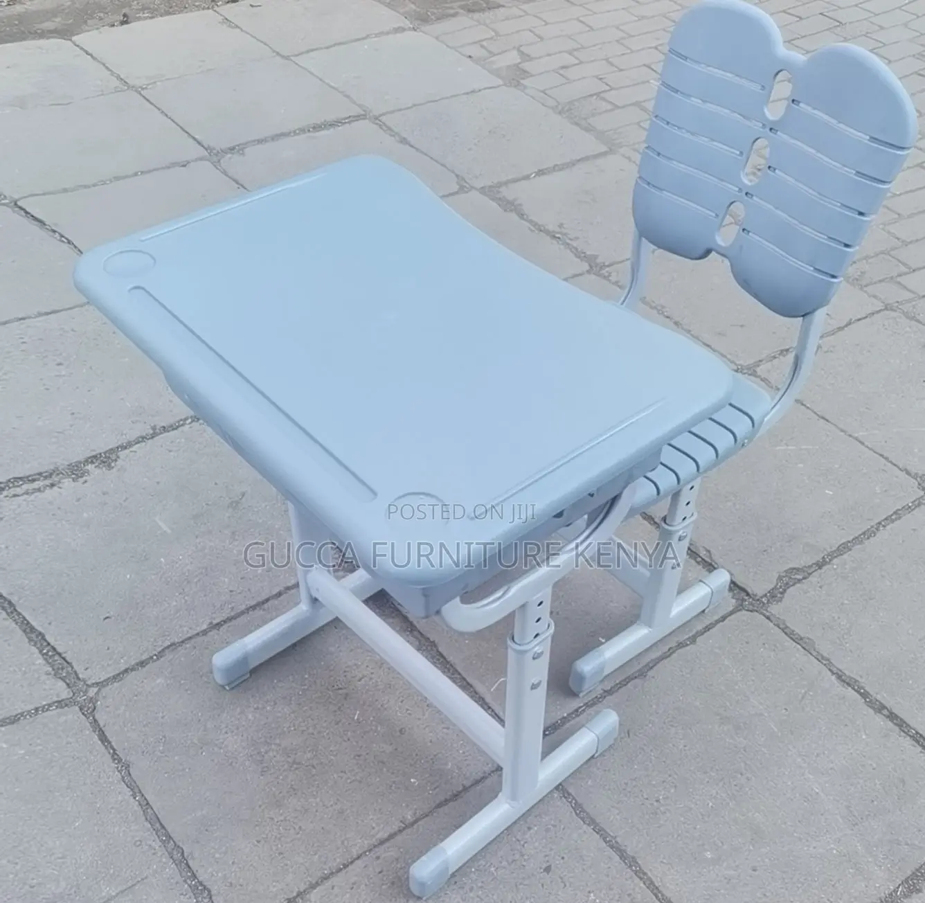 Kids Furniture: Student Lifting Plastic Steel Desk and Chair