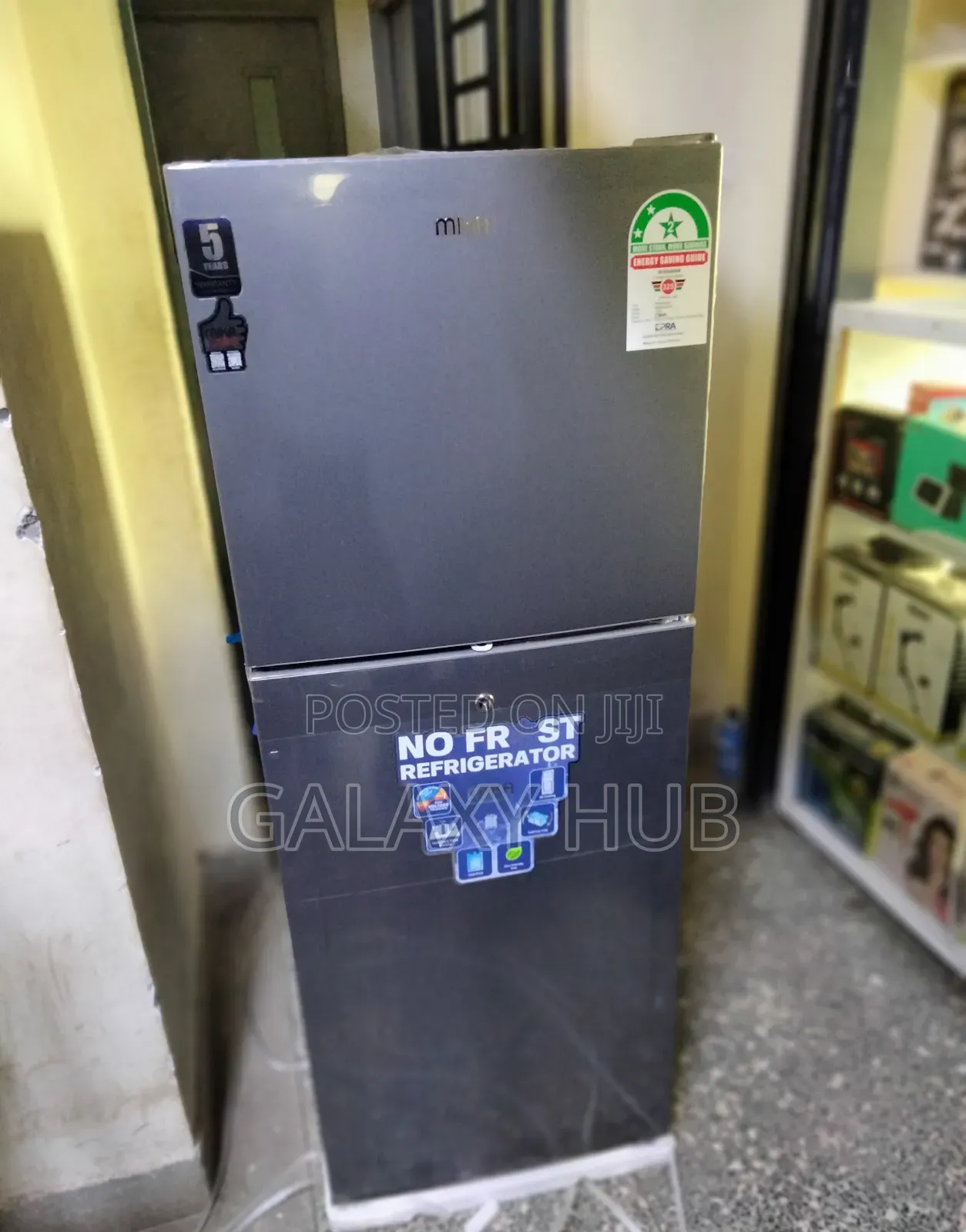 Mika 202l No Frost Double Door Top Mount Freezer Fridge
