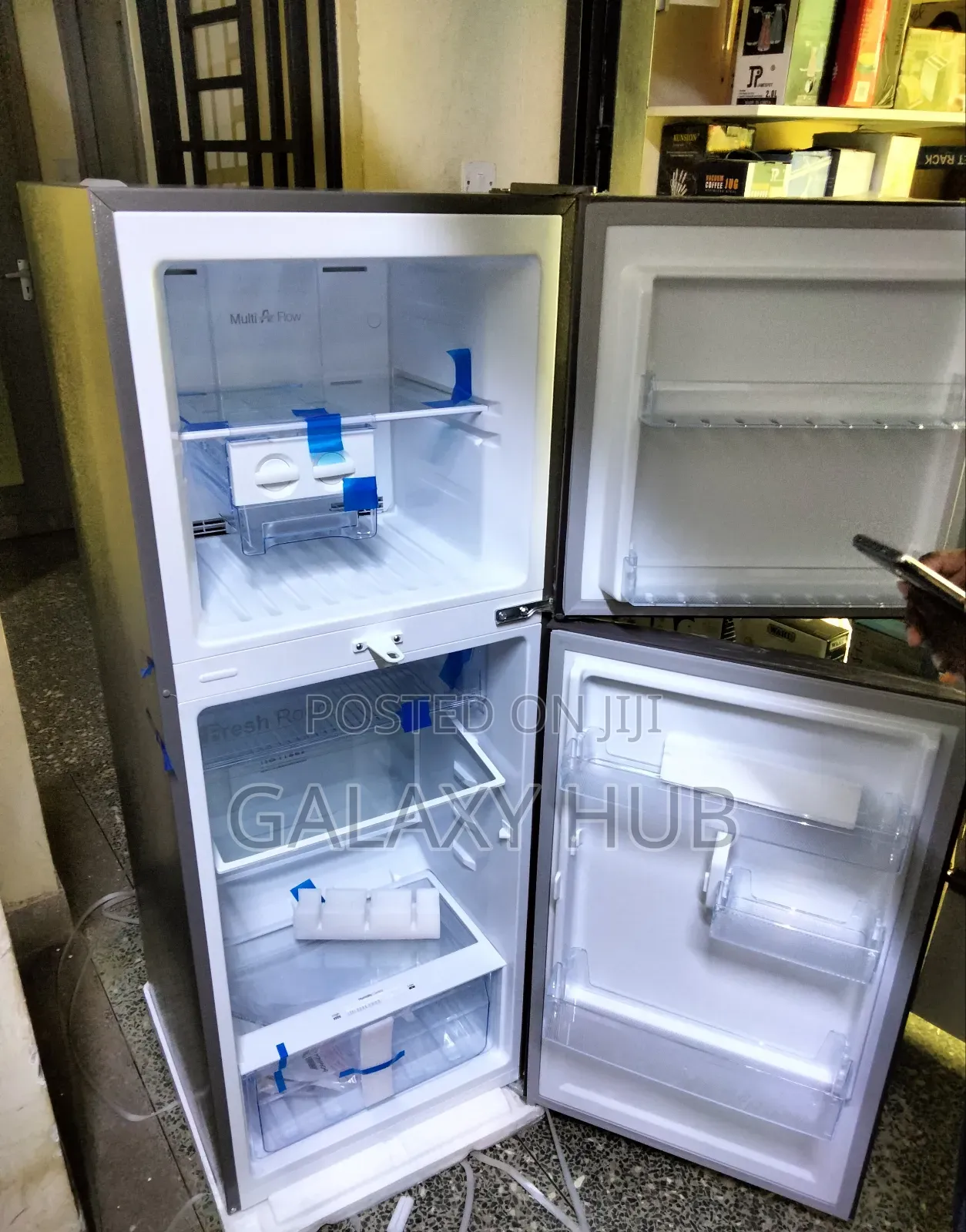 Mika 202l No Frost Double Door Top Mount Freezer Fridge