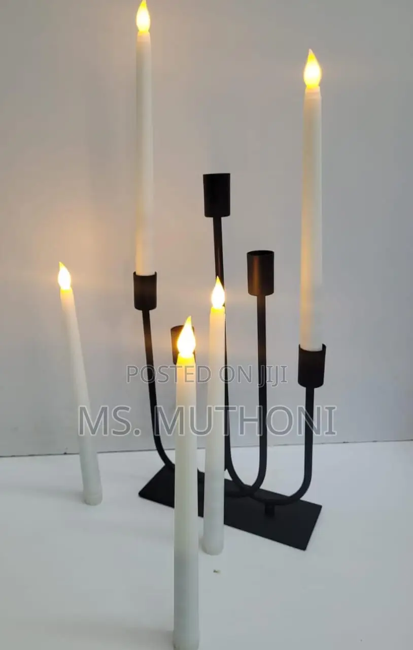 Classic 5 in 1 Metallic Candle Holder Available*