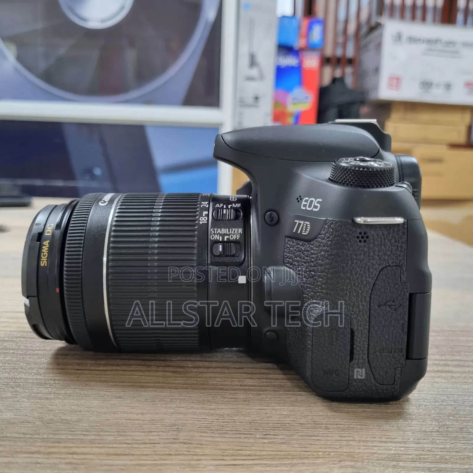 Canon EOS 77D DSLR Camera With 18-55mm Lens
