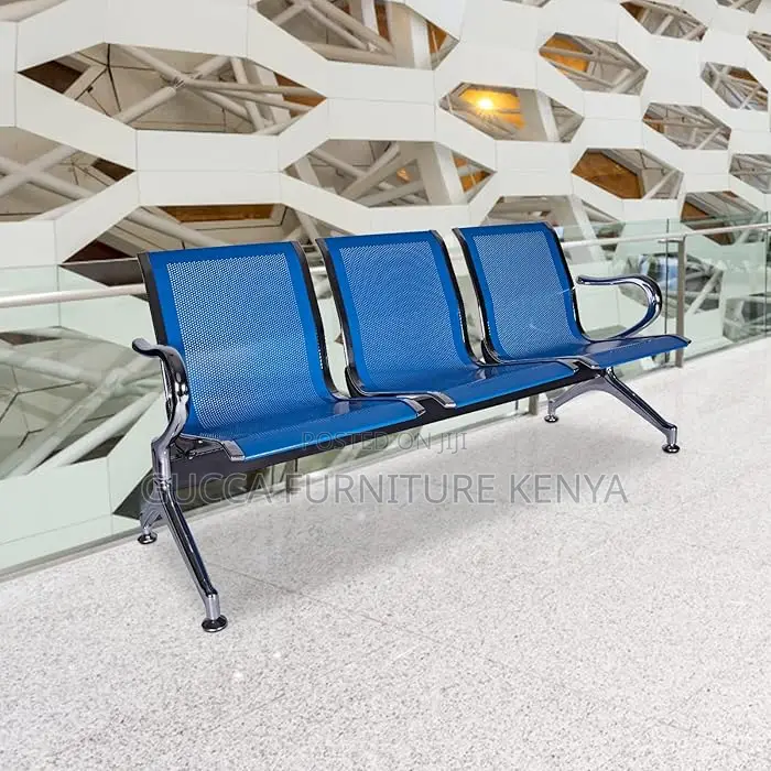Benches: 3-Seater Hospital Reception Waiting Bench