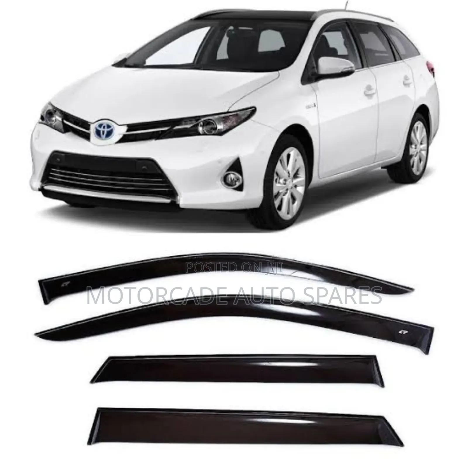 Toyota Auris 2012-2018 Windbreakers/Window Visors Set