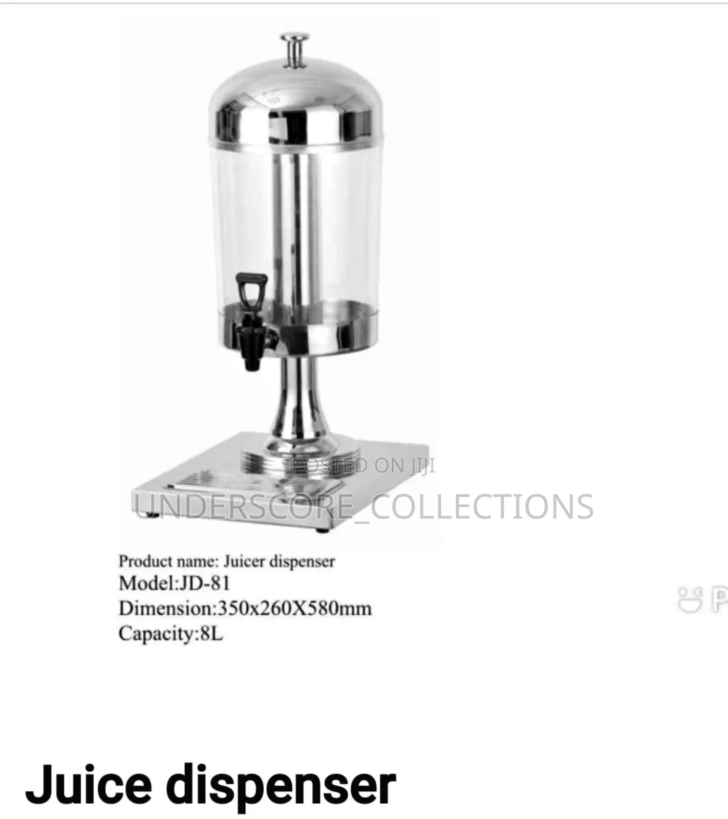 Juice Dispensers Catering Essentials Single ~8 Litres