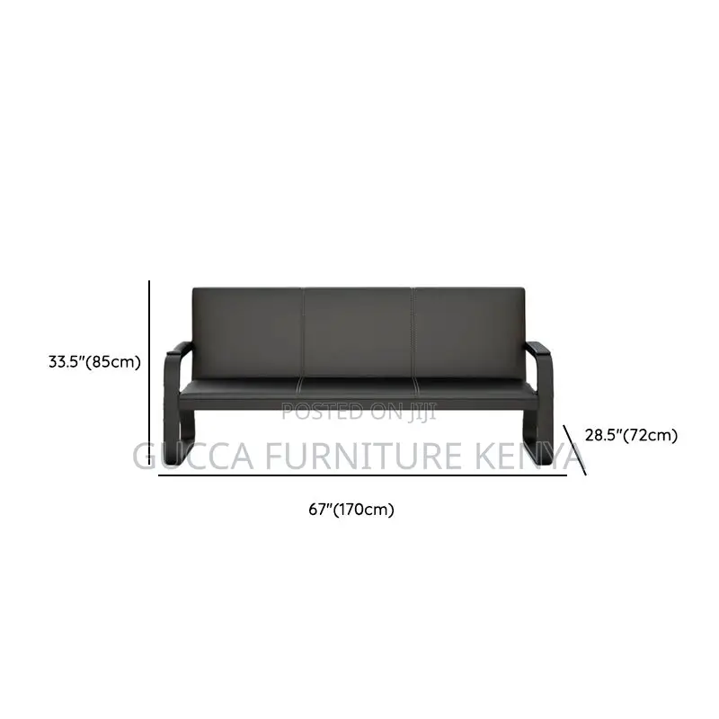 Sofas: Office 5-Seater Modular Executive Reception Sofa