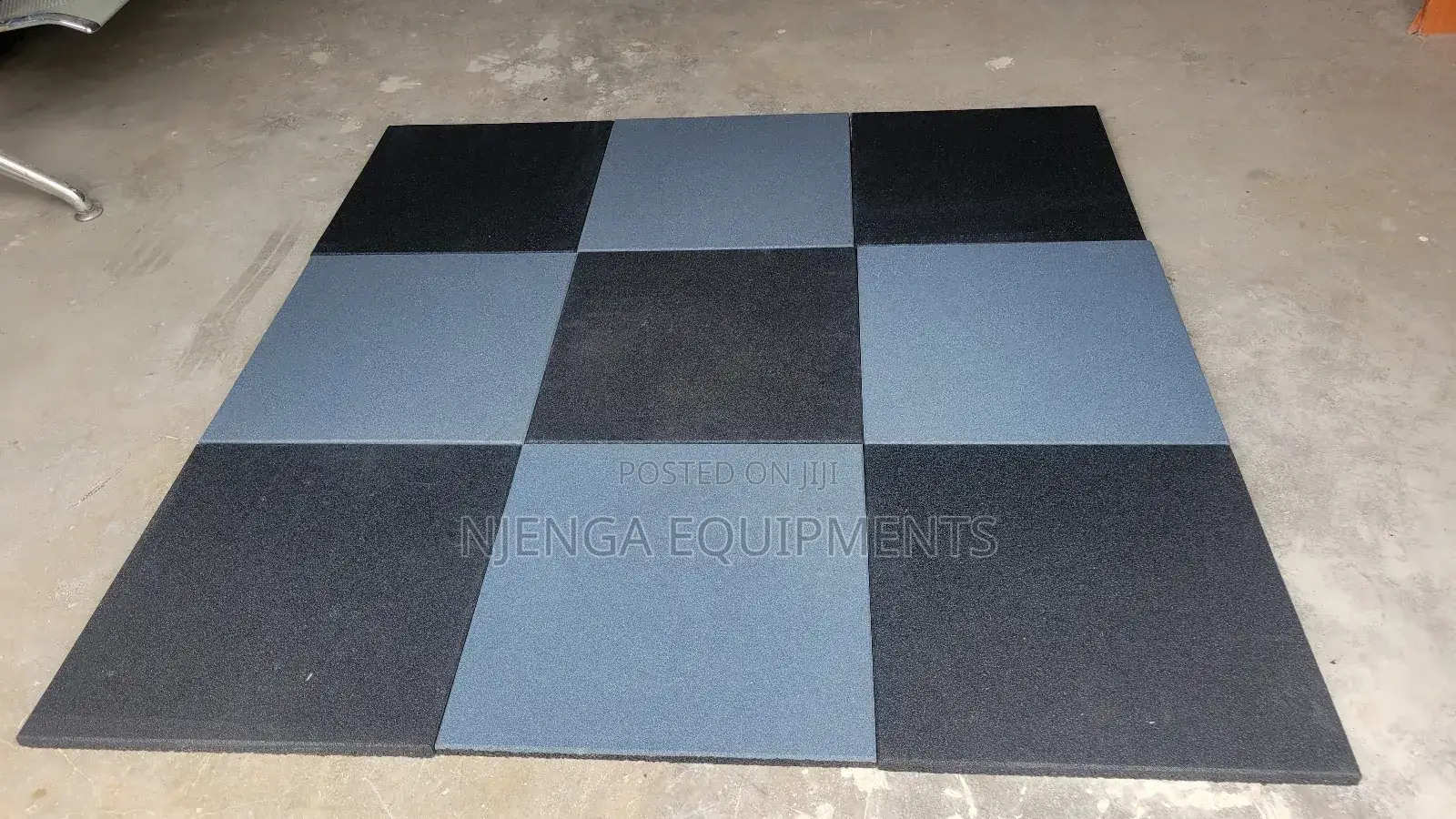 Rubberized Fitness Tiles