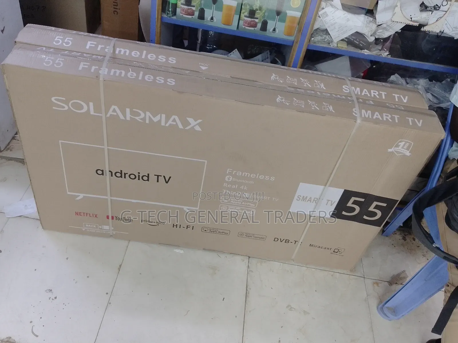 Solarmax Smart Android 55inch Frameless Tv