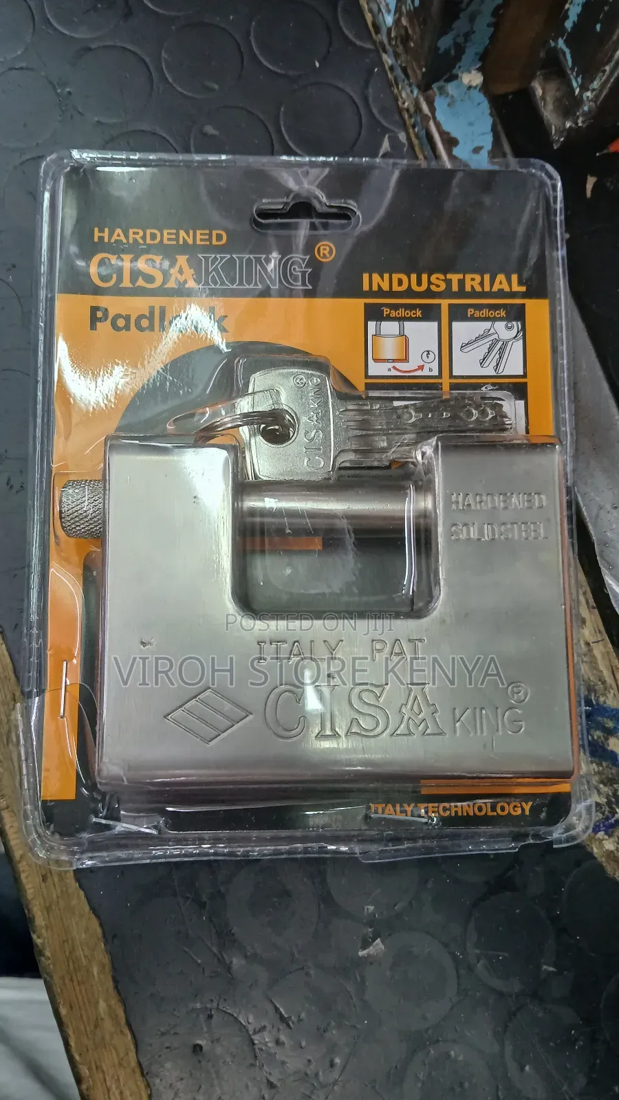 Rectangular ITALY Padlock 94mm Cisaking