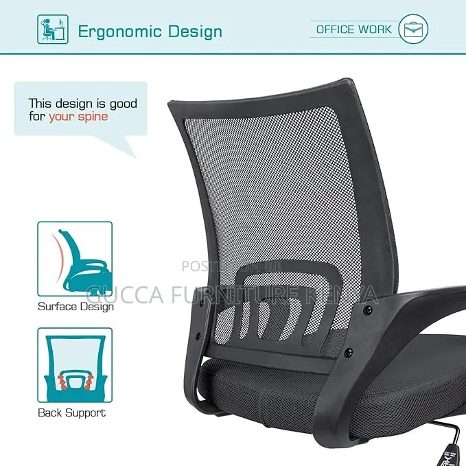 Office Chairs: Ergonomic Clerical Mesh Executive Chair