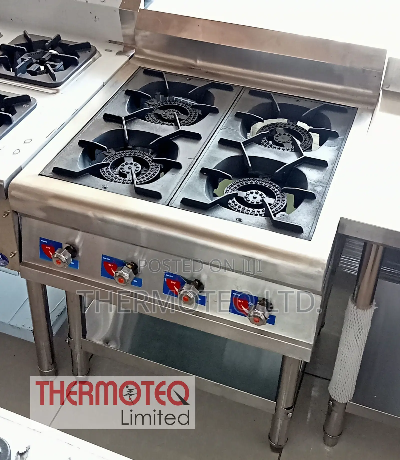4 Burner / 4 Head Gas Cookers (High Pressure / Commercial)