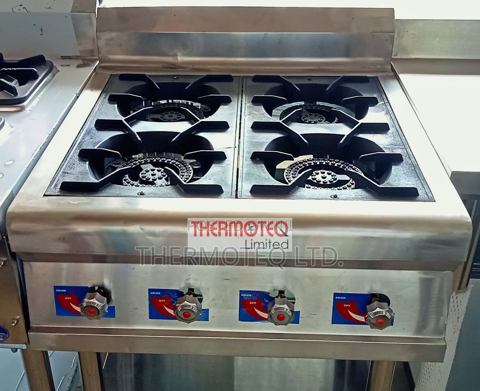 4 Burner / 4 Head Gas Cookers (High Pressure / Commercial)