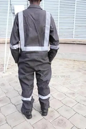Reflective Stripped Industrial Overall