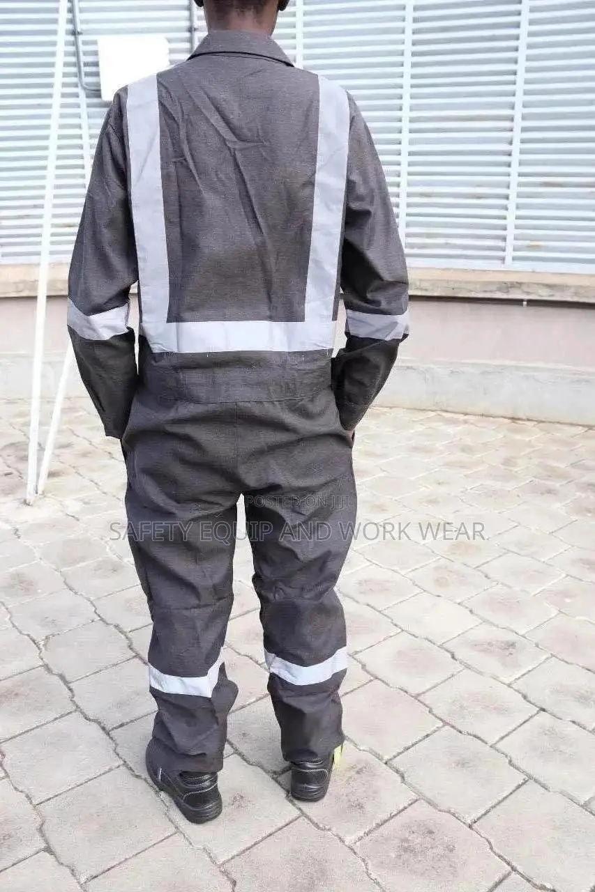 Reflective Stripped Industrial Overall