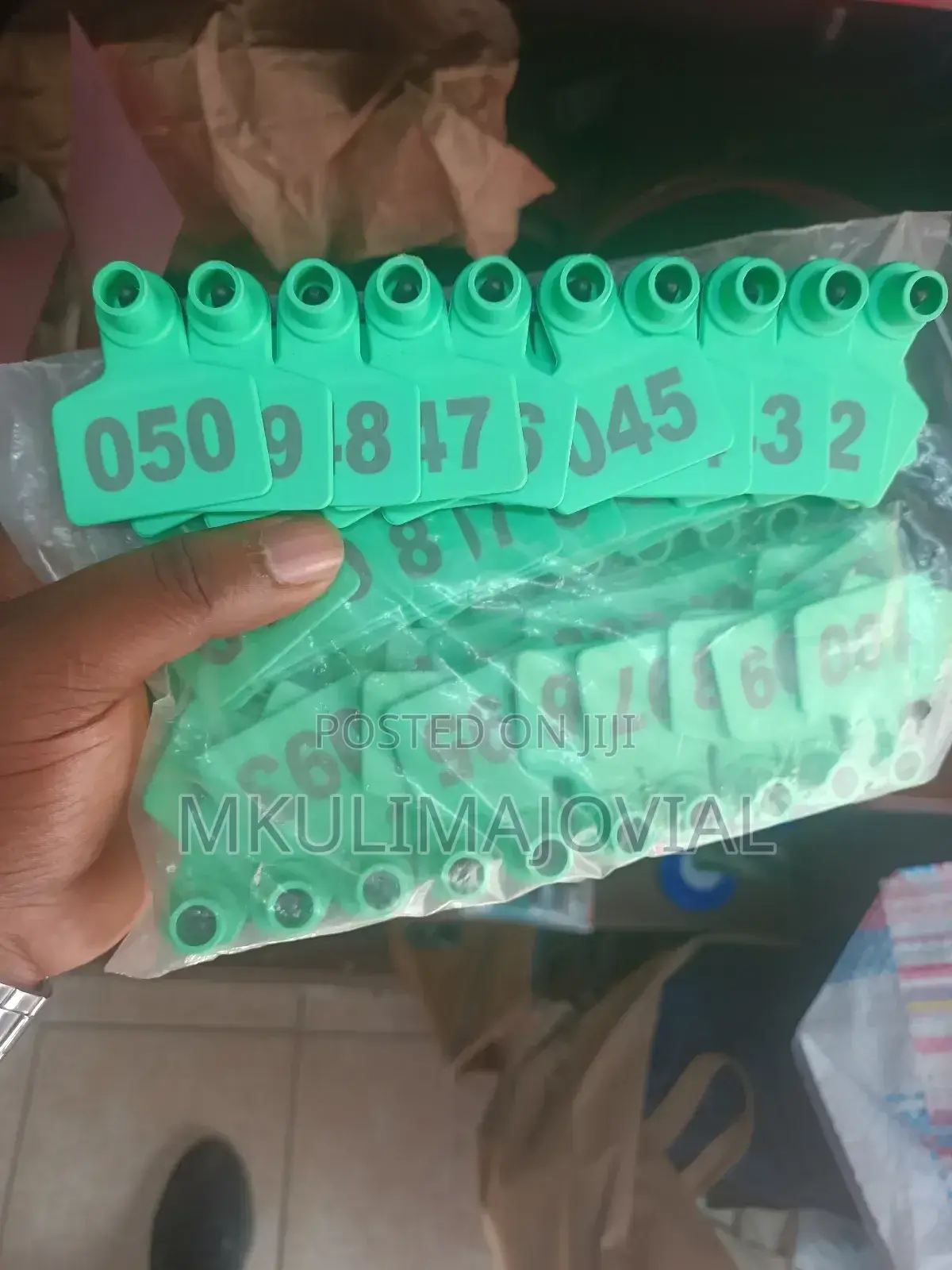 Long Lasting Green Ear Tags