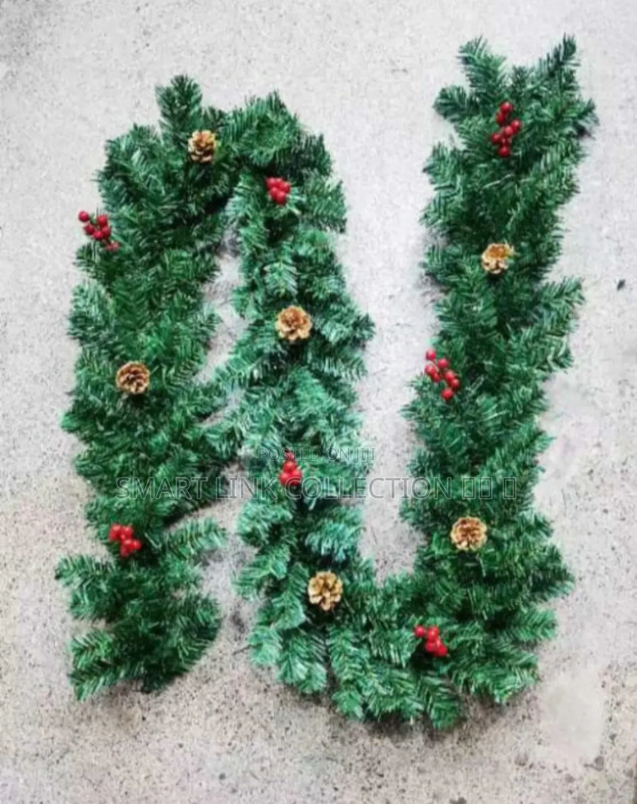 Christmas Door And Stares Garland