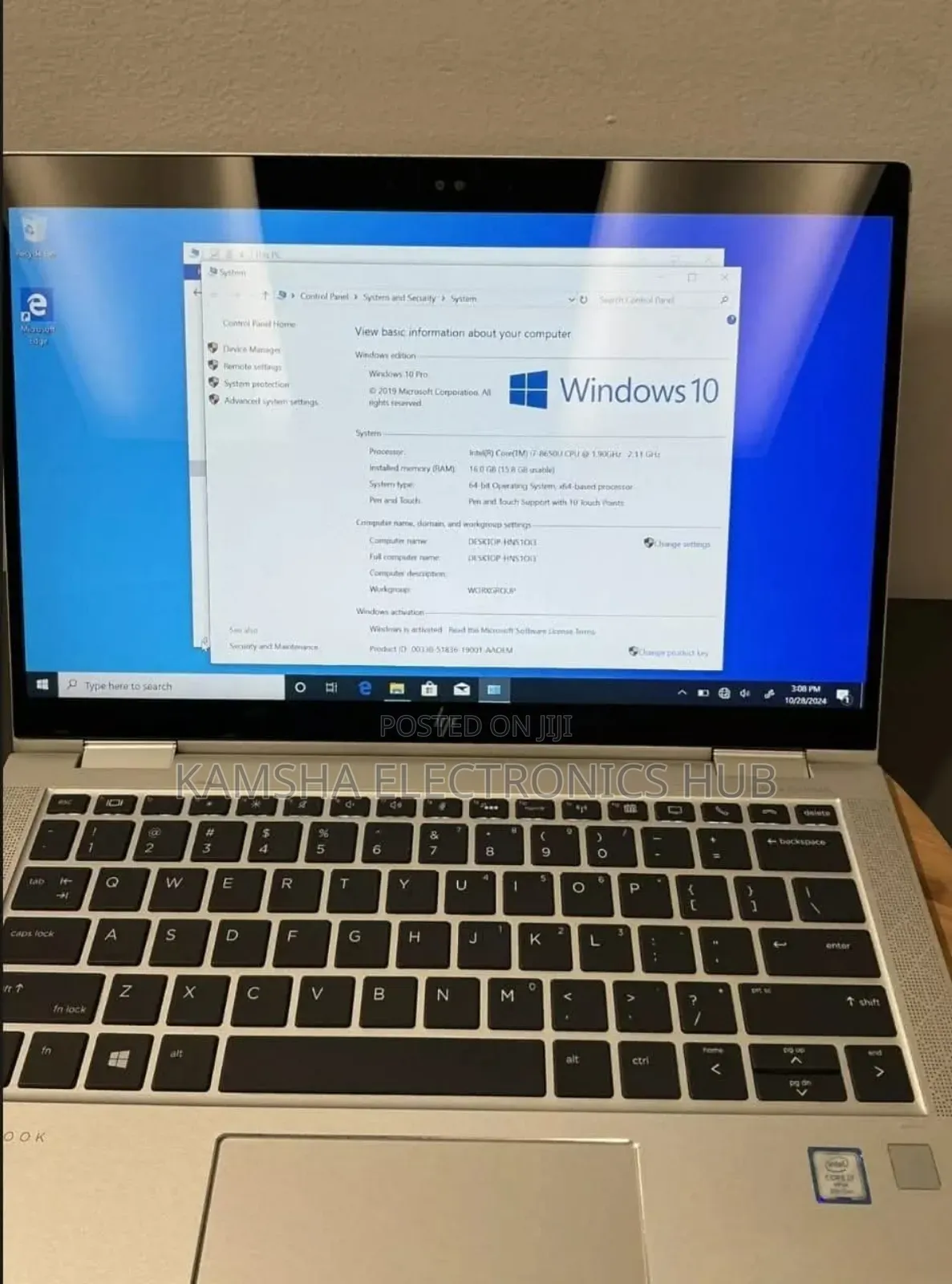 Laptop HP EliteBook X360 1030 G3 8GB Intel Core I7 SSD 512GB