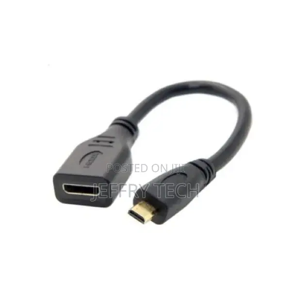 Micro HDMI Type D Male to HDMI Type a Female Cable Adapter C
