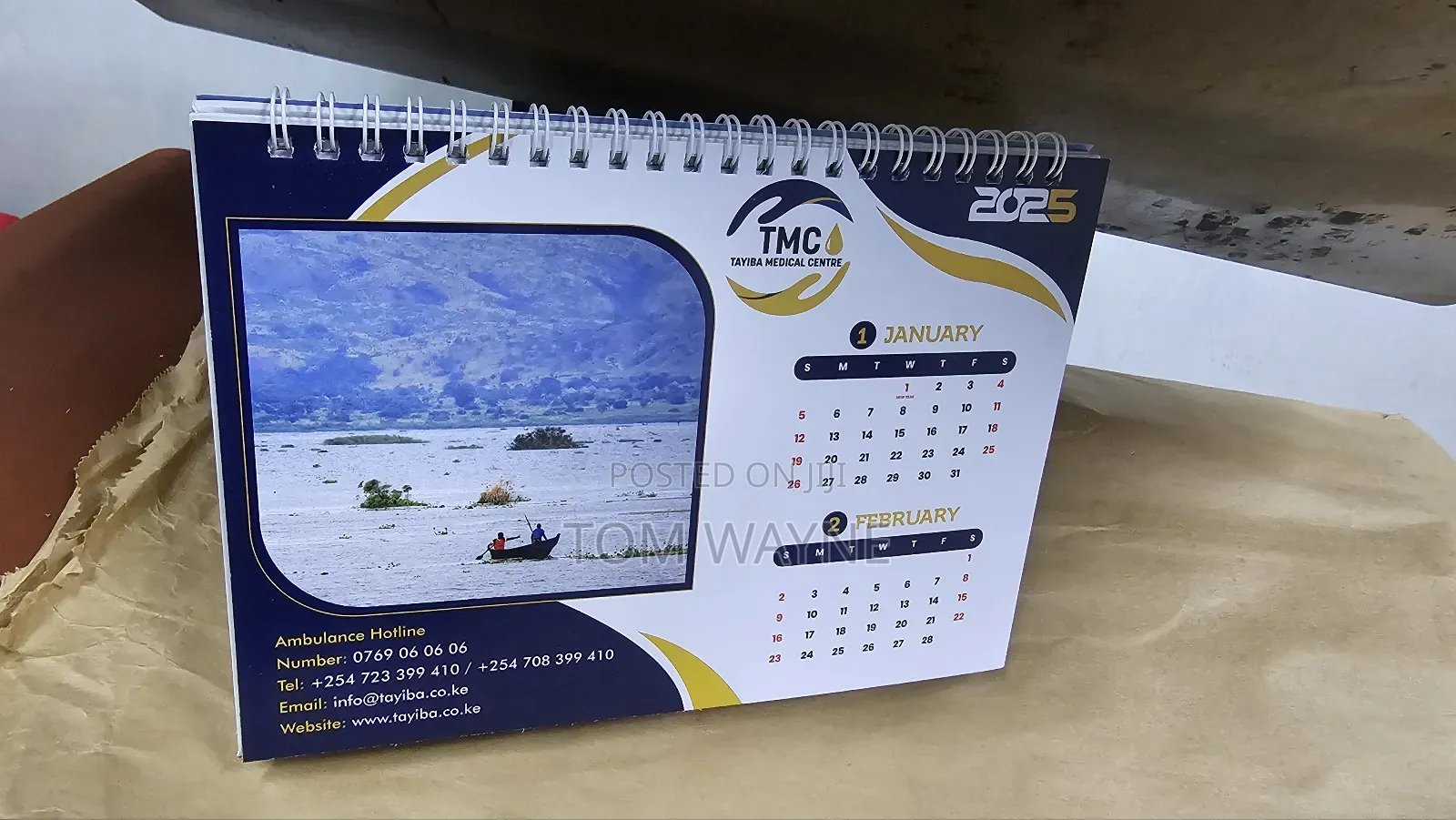 2025 Desk Calendar