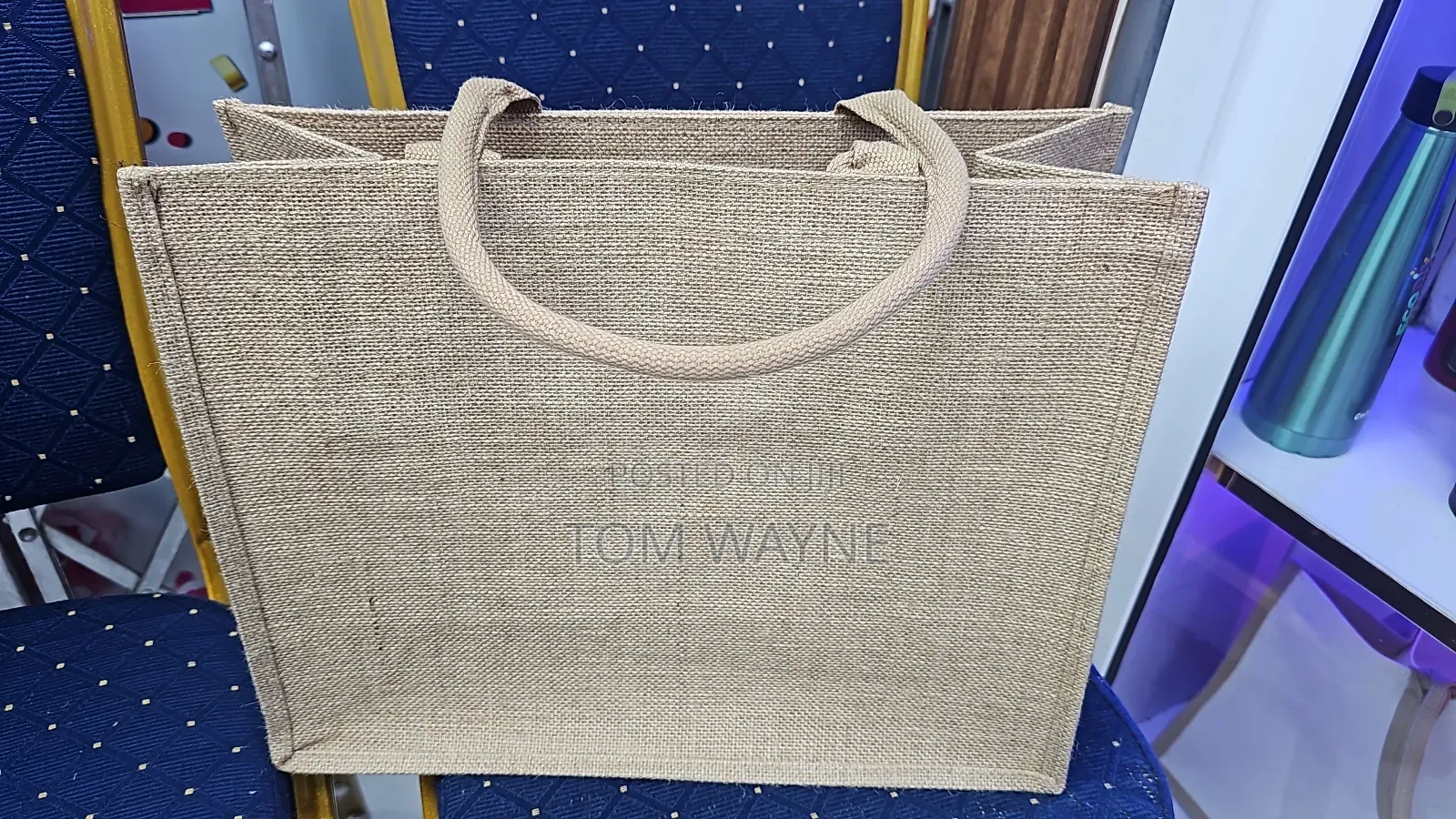 Branded A3 JUTE BAGS With Zip