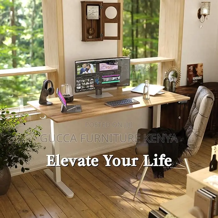 Office Tables: Ergonomic Home Office Standing Electric Desk