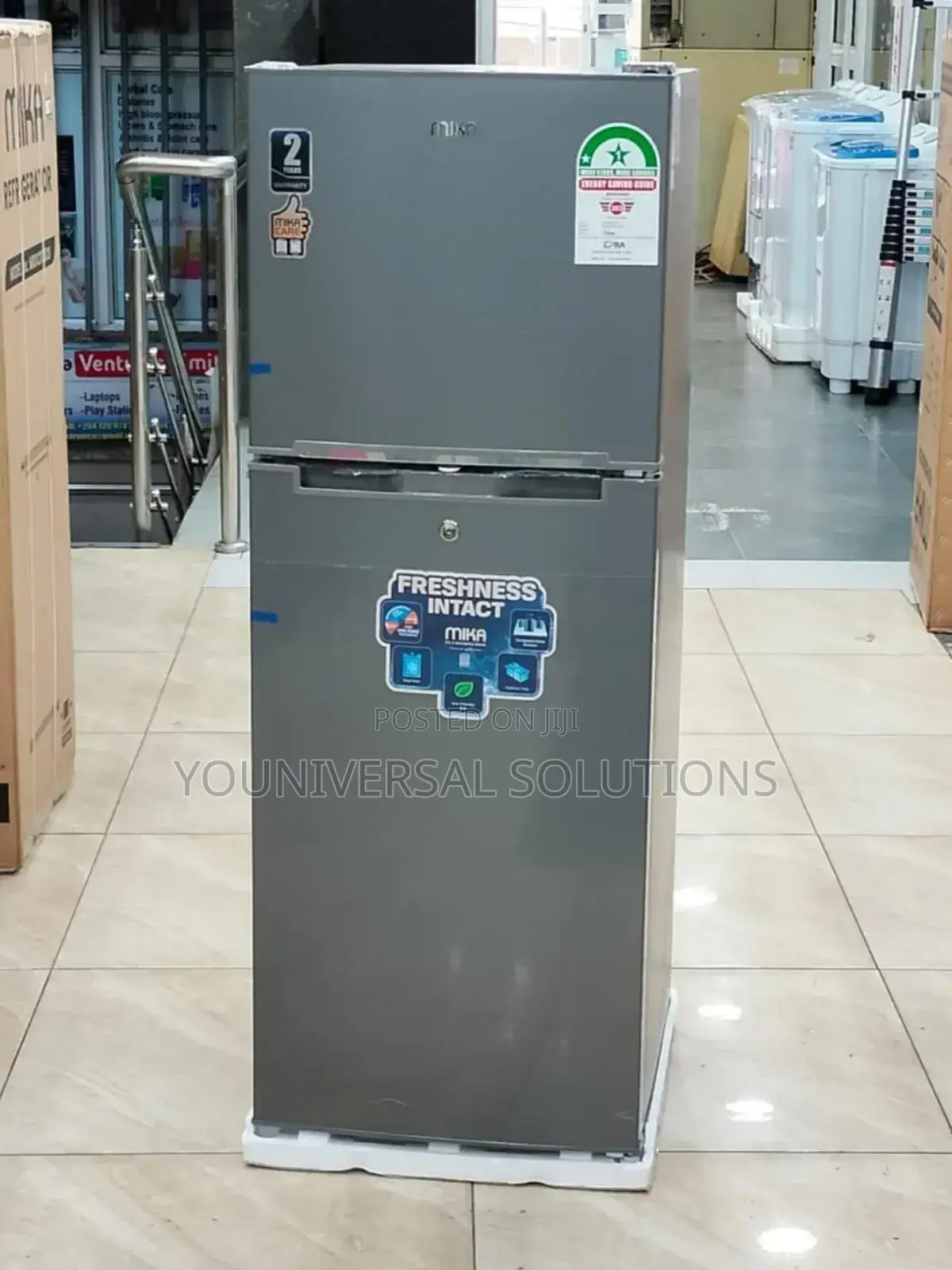 Mika 202litres No Frost Double Door