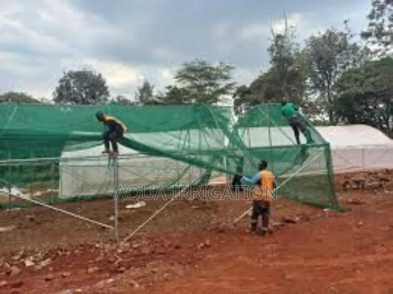 Efficient Crop Cover Net for Heat and Sun Control