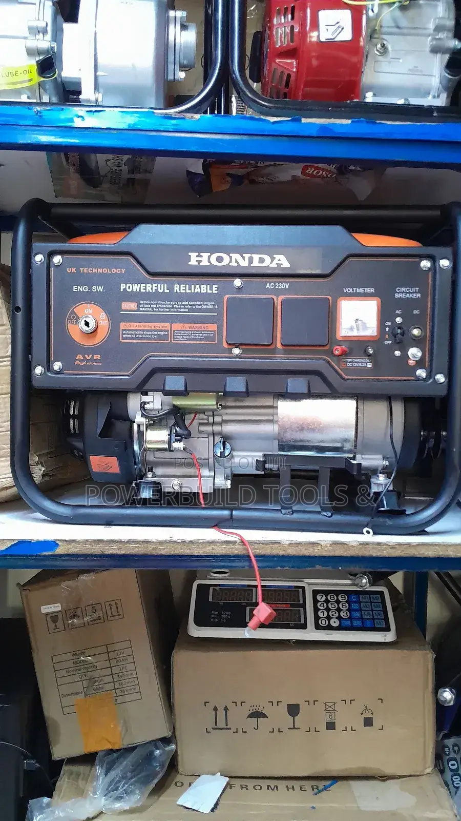 Honda 7.5kva Petrol Generator With Wheels