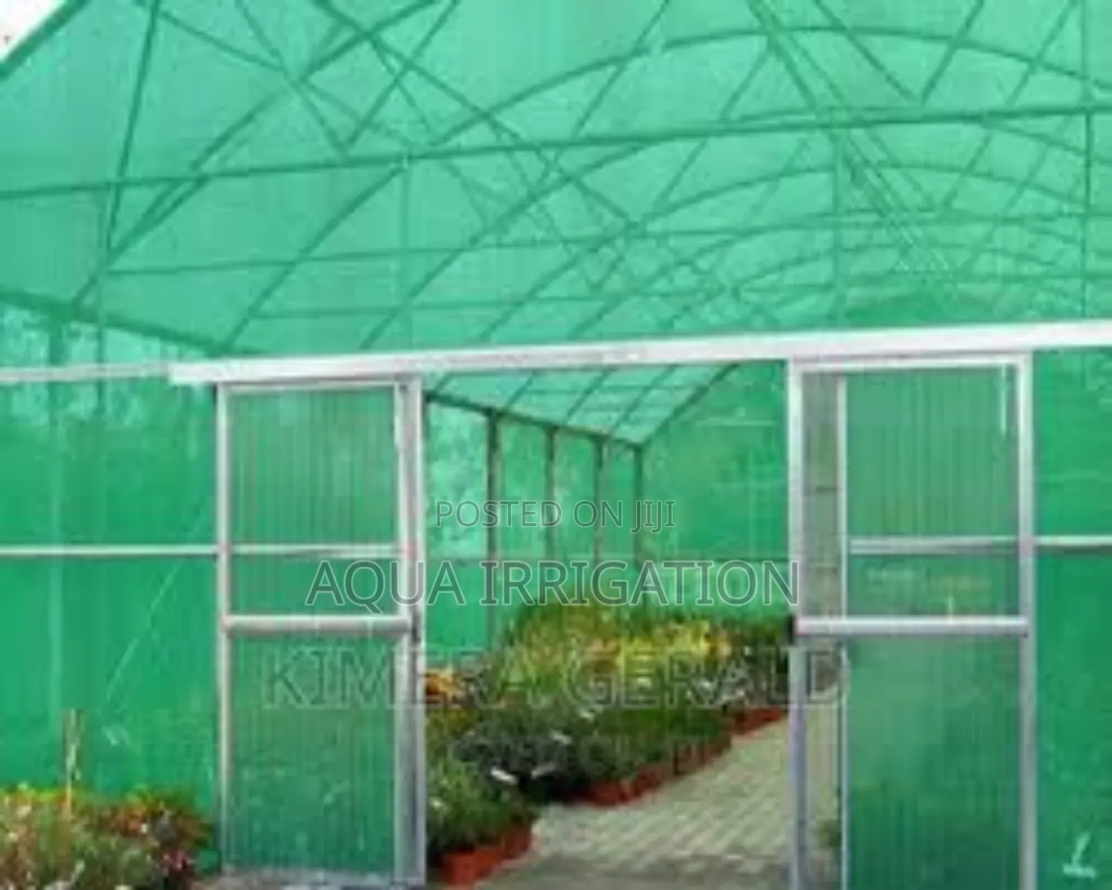 Uv-Protective Canopy Net for Outdoor Planting Areas