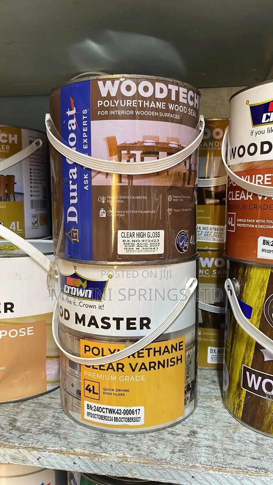 Wood Varnishes and Sanding Sealers(High Gloss Matt Finish)