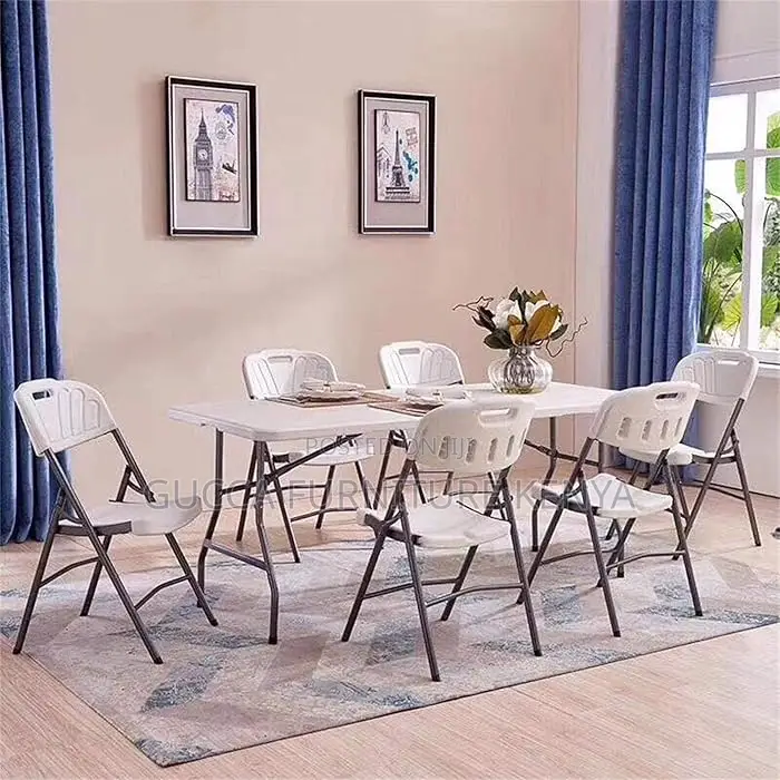 Office Chairs: White Home Plastic Patio Folding Dining Chair