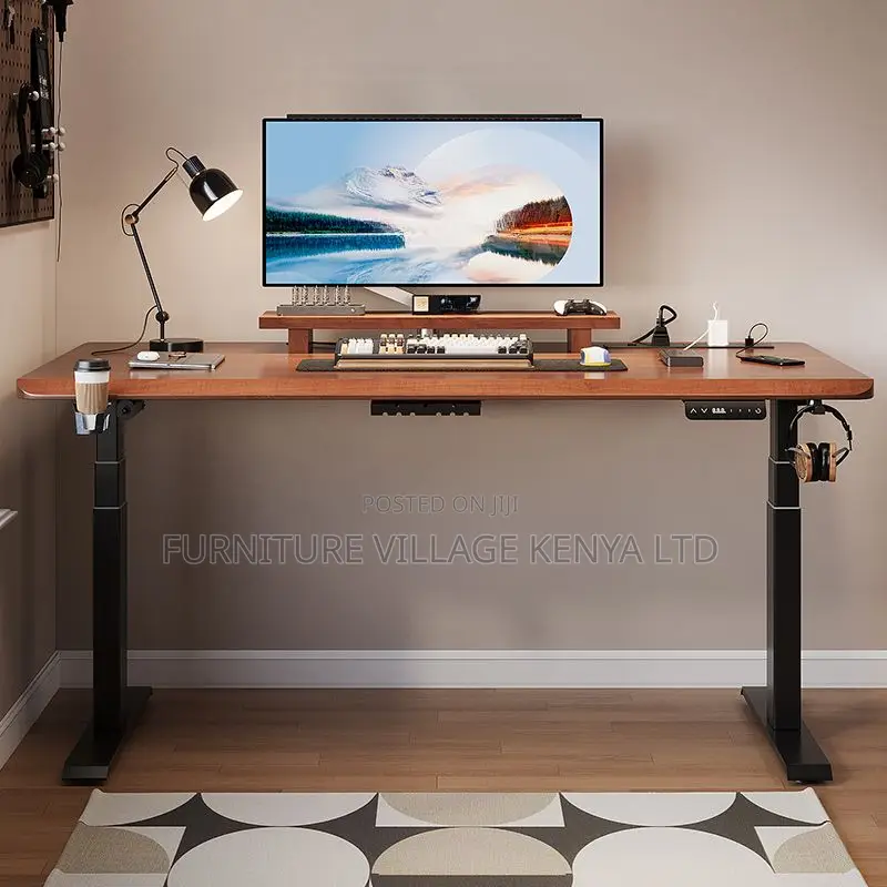 Standing Desk; Height Adjustable 140cm Electric Table