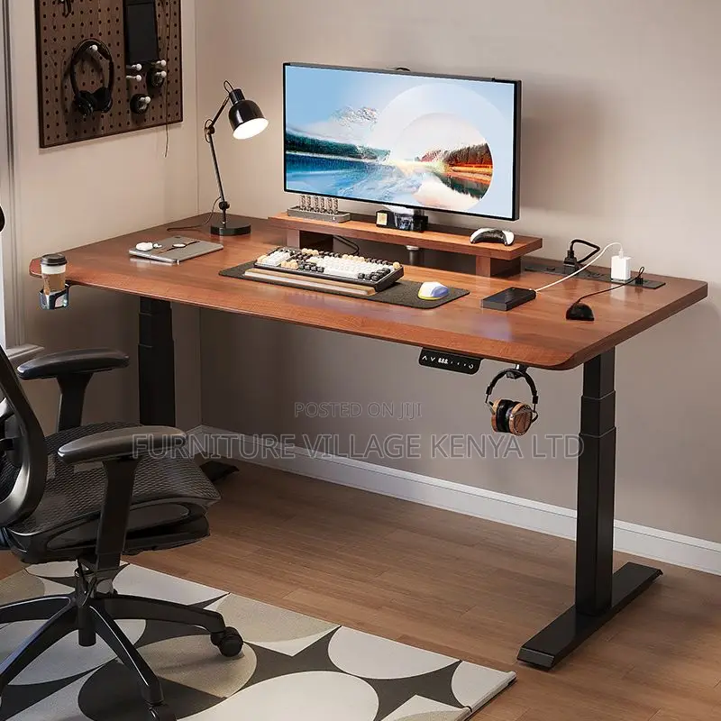 Standing Desk; Height Adjustable 140cm Electric Table