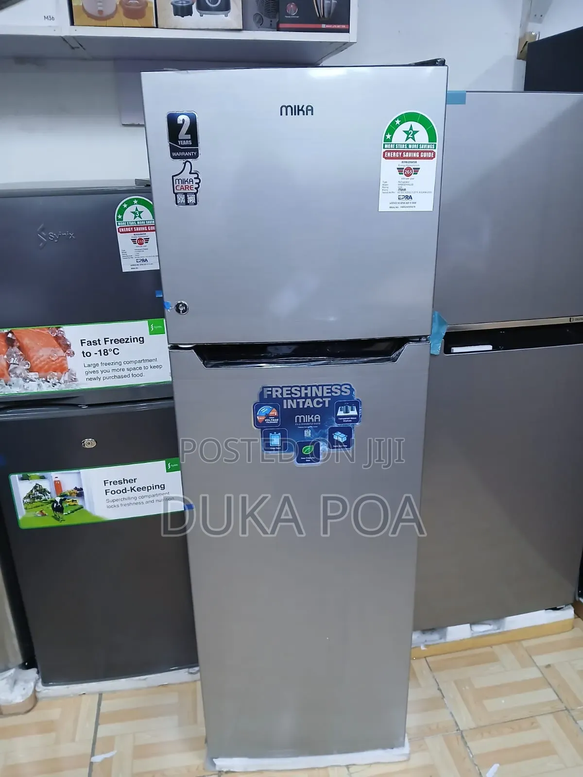 Mika Fridge, Mika 168 Litres Fridge
