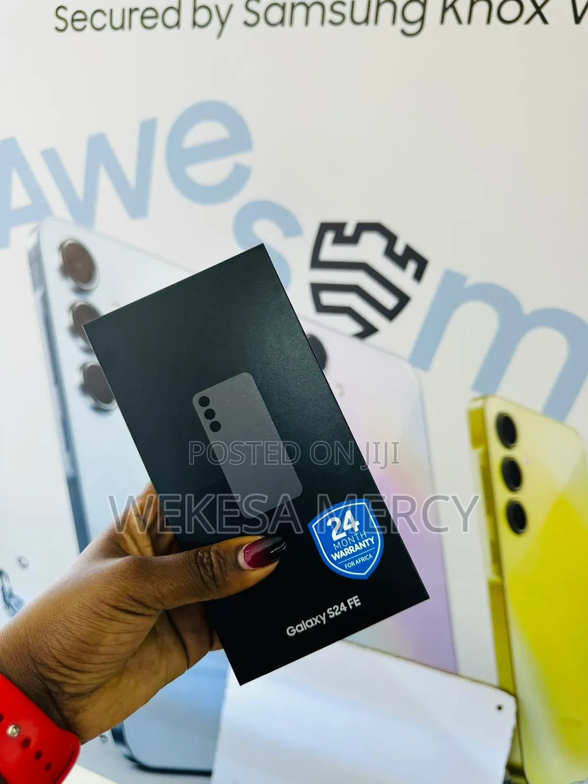 New Samsung Galaxy S24 FE 256 GB Black