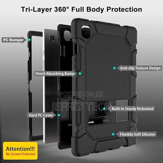 Galaxy Tab A8 10.5 Case With Kickstand Rugged Cover