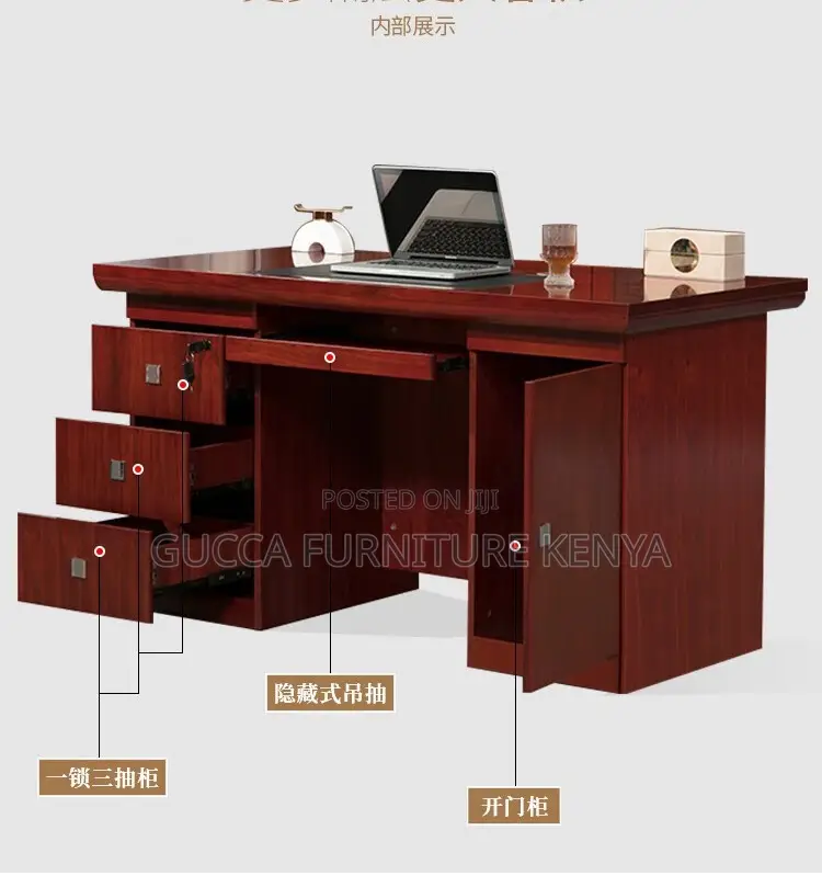 Office Tables: 1.4 Meters Simple Managers Home Office Desk
