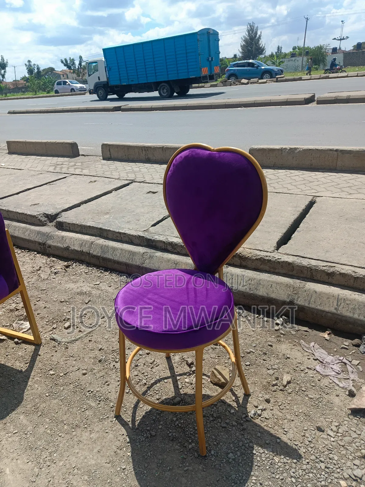 Love Seat, Purple 