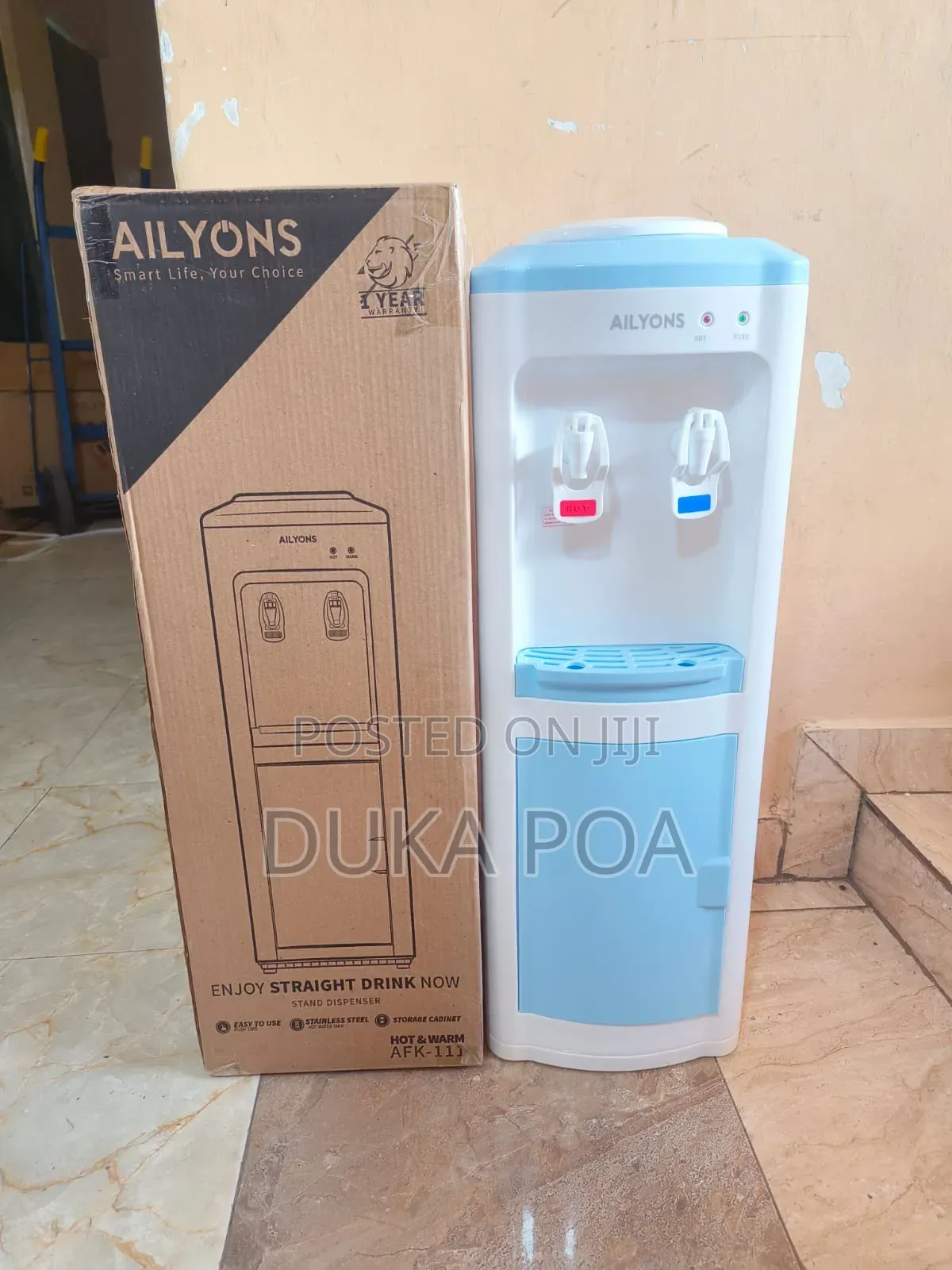 Water Dispenser Ailyons 2 Taps Dispenser Hot and Normal