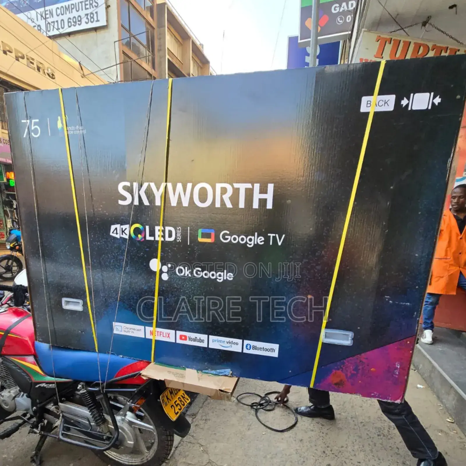 Skyworth 75" Inch UHD QLED Smart Google Android TV