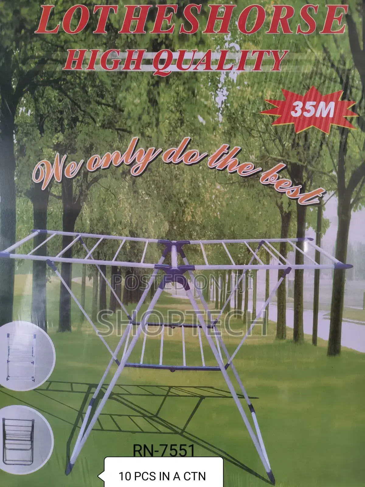 *Re-Stocked* 
Code: RN7551
 Rashnik Cloth Rack/Dryer